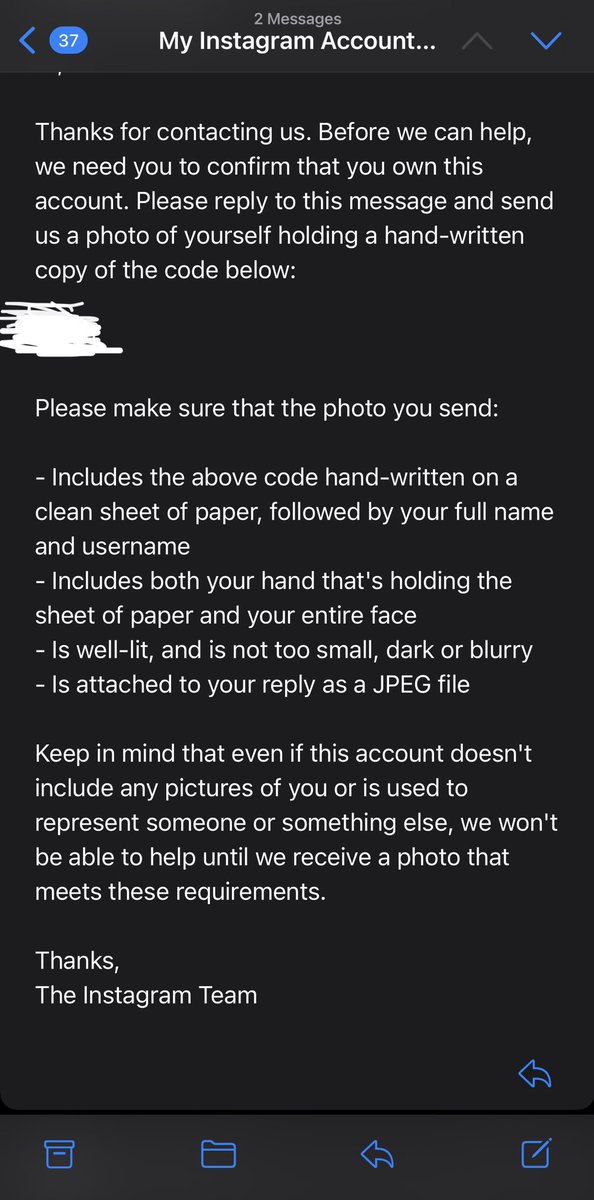 Destiny_LeeAnn2's tweet photo. @instagram For two weeks I’ve gotten over 20 of these emails I’ve done everything they said and still no one has gotten back to me is this even legit #Instagram fix your so-called help support and please fix my account that you wrongfully disabled! https://t.co/YEQzh2ZuE4
