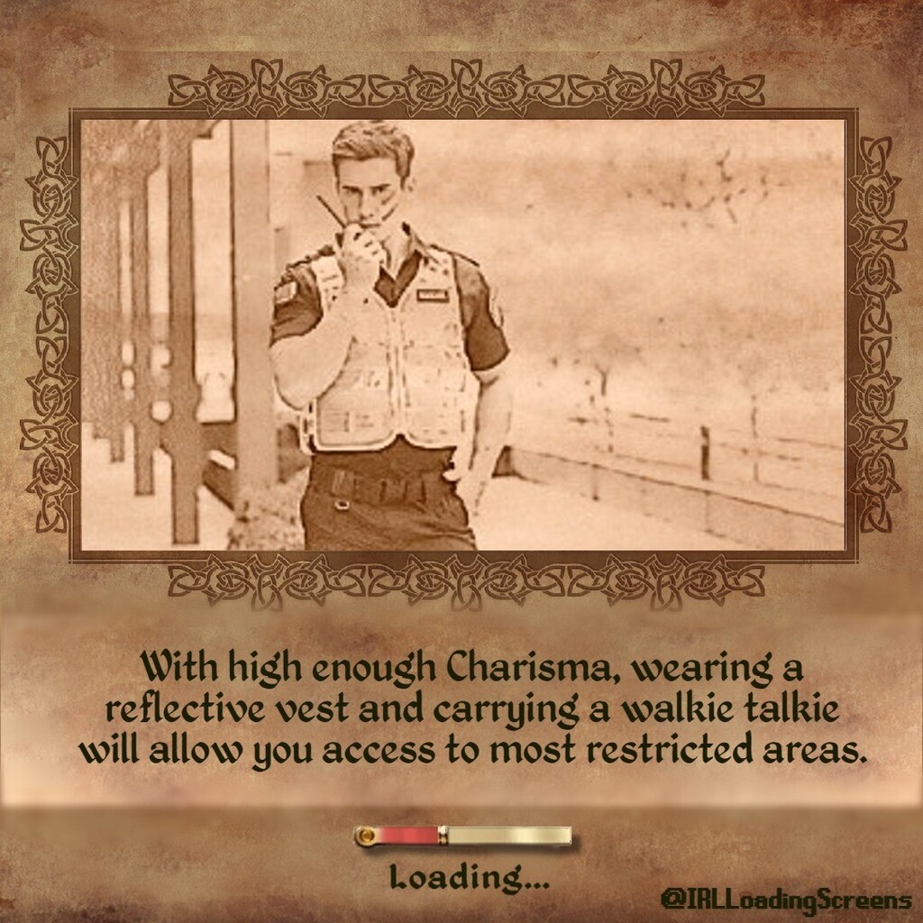 IRLoadingScreen's tweet photo. #LoadingScreen #Oblivion #Gaming #Memes #ElderScrolls #Meme #IRLLoadingScreens https://t.co/HhOqyKJ53d