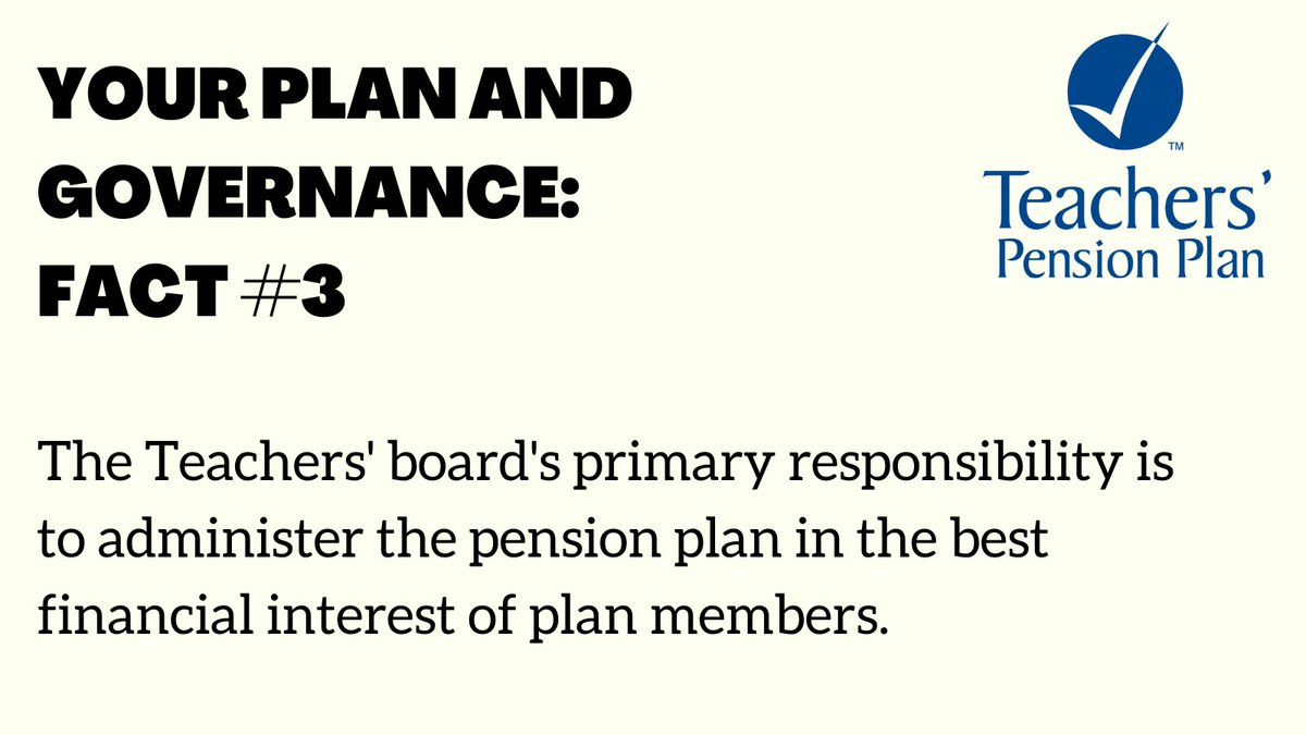 Did you know the Teachers' Pension Board of Trustees' primary responsibility is to administer the plan in the best financial interest of plan members? Learn more about plan governance: tpp.pensionsbc.ca/organizational… <a href="/bctf/">BC Teachers’ Federation</a> <a href="/BCRTA1/">BC Retired Teachers' Association</a>
