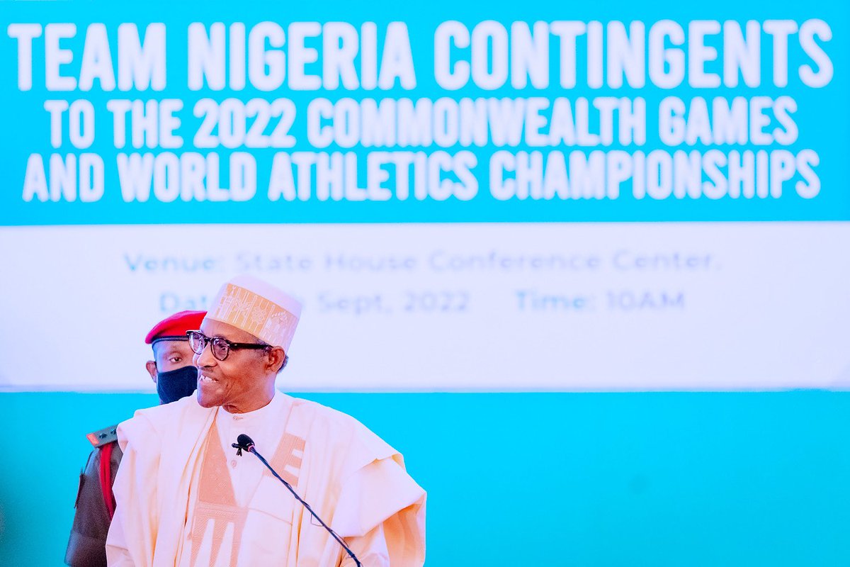 We celebrate every one of them, and say a big THANK YOU for registering Nigeria’s name in the global
world of champions, at the Commonwealth Games 2022 #Birmingham2022 and at the World Athletics Championships 2022 #WCHOregon22.