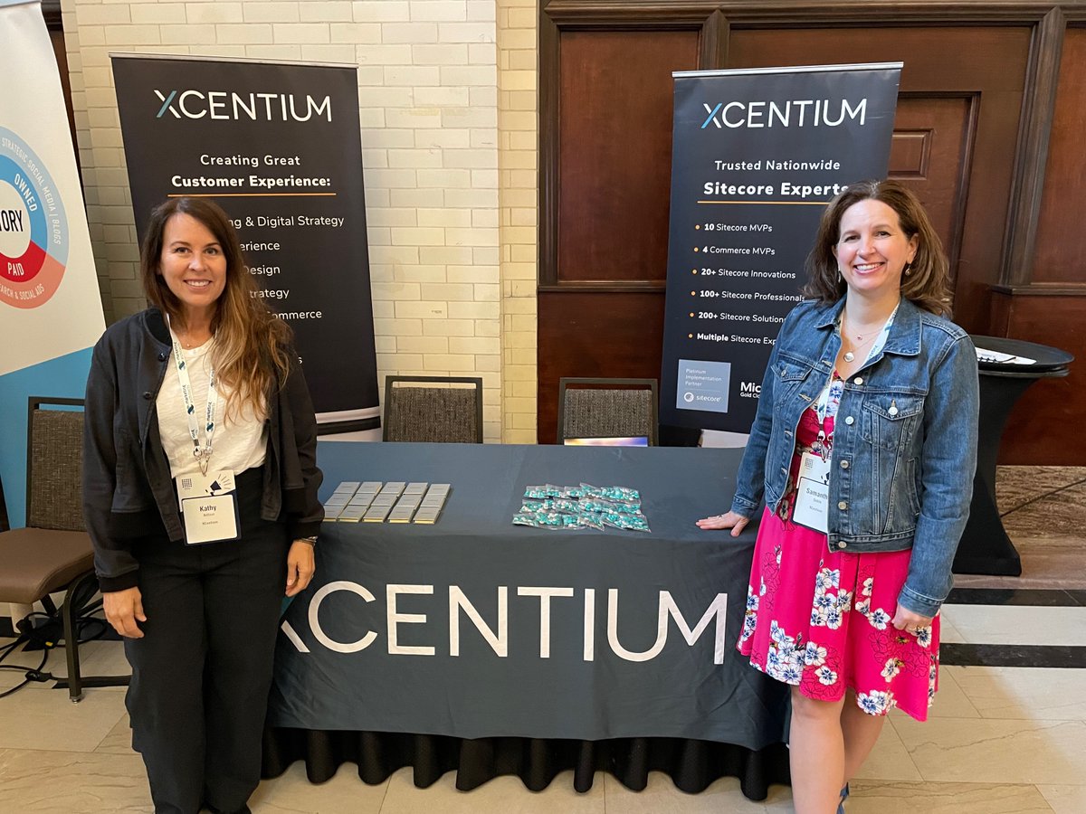 XCentium's tweet photo. Hello Minnesota! Stop by our booth at @icsummitsmax and say hi. Samantha Goble XCentium VP, Digital Delivery will moderate a panel about effective B2B marketing and actionable insights that engage customers throughout their entire journey.
#xcentium #icsummits https://t.co/xZLMzUZ2Lw