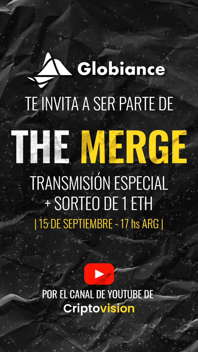 globiancees's tweet photo. Globiance estará hoy en la conversación The Merge, organizada por Criptovisión!

Hablaremos del #Ethereum, regulación, planes de @Globiance y #Metaverso!

Únete a la comunidad de @criptovisiontv aquí: https://t.co/i25PAkGpQu

#GBEX #Globiance #Banco #NFT #DeFi #XDC #XinFin https://t.co/IYJpR7zf9x