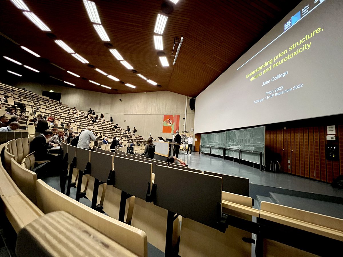 Prion2023's tweet photo. Prion2022
Session 8/15.09.2022
Function, dysfunction and conversion:
from strains to transmission
Chaired by J. Torres/A.Ruiz-Riquelme
J. Collinge is giving a talk on
understanding prion structure, strains
and neurotoxicity
#prion 
#prion2022 https://t.co/AgeirNBVcm