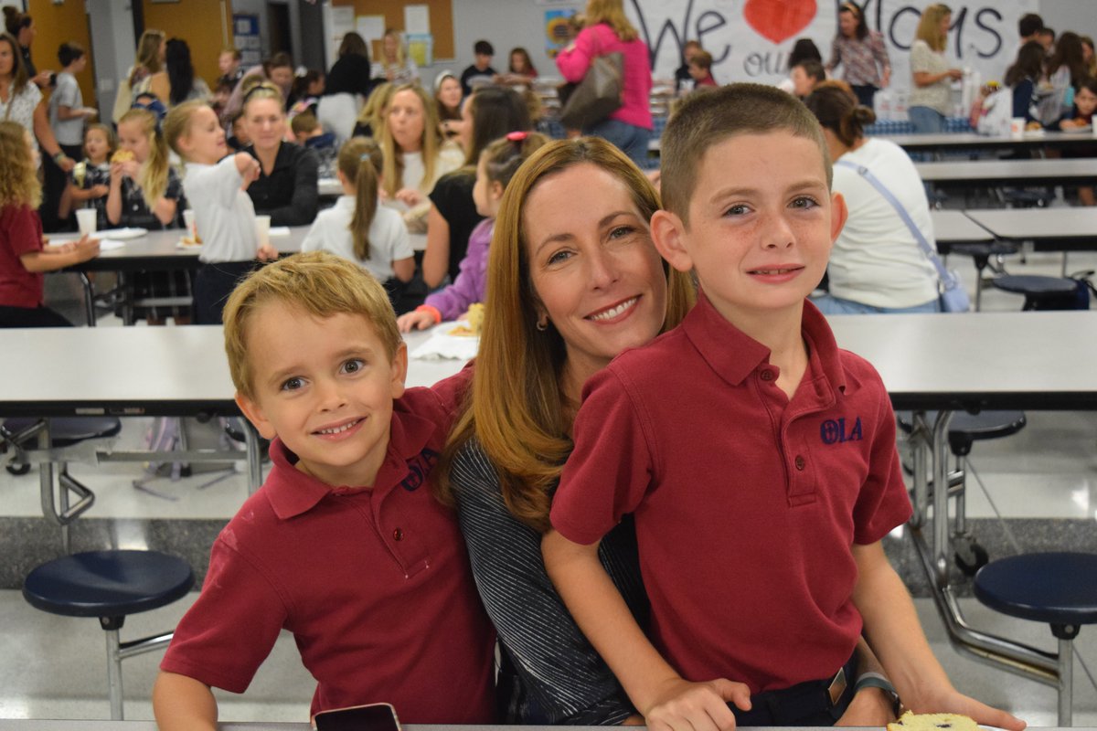 OLASchoolATL's tweet photo. Scenes from Muffins with Mom/Special Friend, Day 1. Many thanks to our wonderful volunteers for hosting this annual event filled with fun, coffee/juice, and muffins. https://t.co/hHme13yqP3