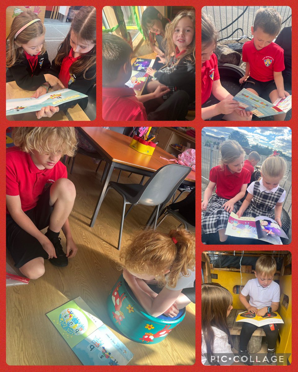 What a wonderful afternoon we had meeting our new reading buddies. Thank you for reading with us and we look forward to seeing you next week <a href="/MrsBrown_STBPS/">Mrs Brown</a> and primary 5.
🥰 📚🥰