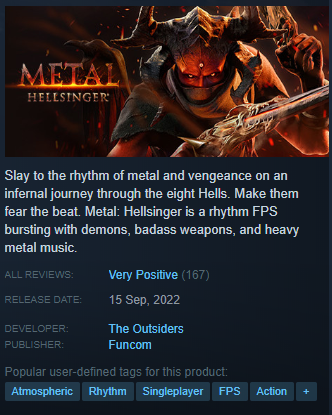 Would this be a fun stream to watch? I'm so excited that #MetalHellsinger was just released! 🤩