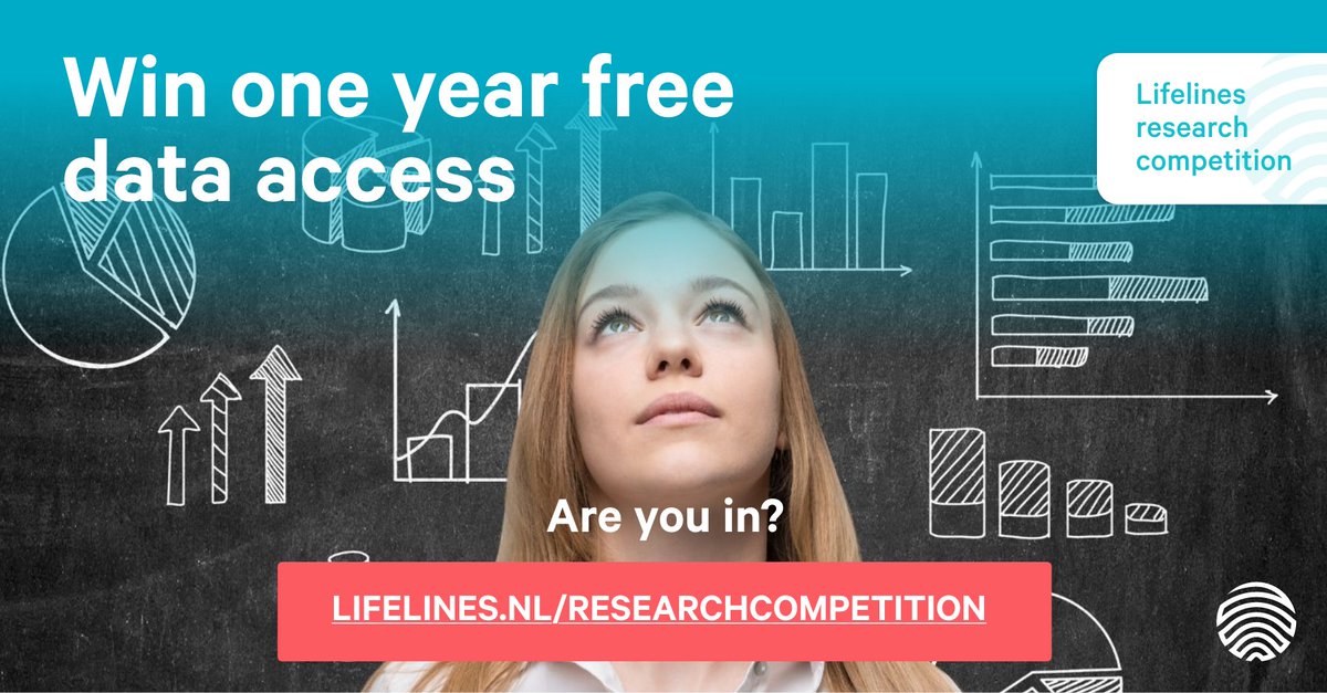 We are happy to announce that we will give a year-long free data access to the researchers who submit the most exciting, innovative and multidisciplinary research proposal. Are you in? lifelines.nl/researchcompet… #researchers #researchcompetition #health #data #proposal