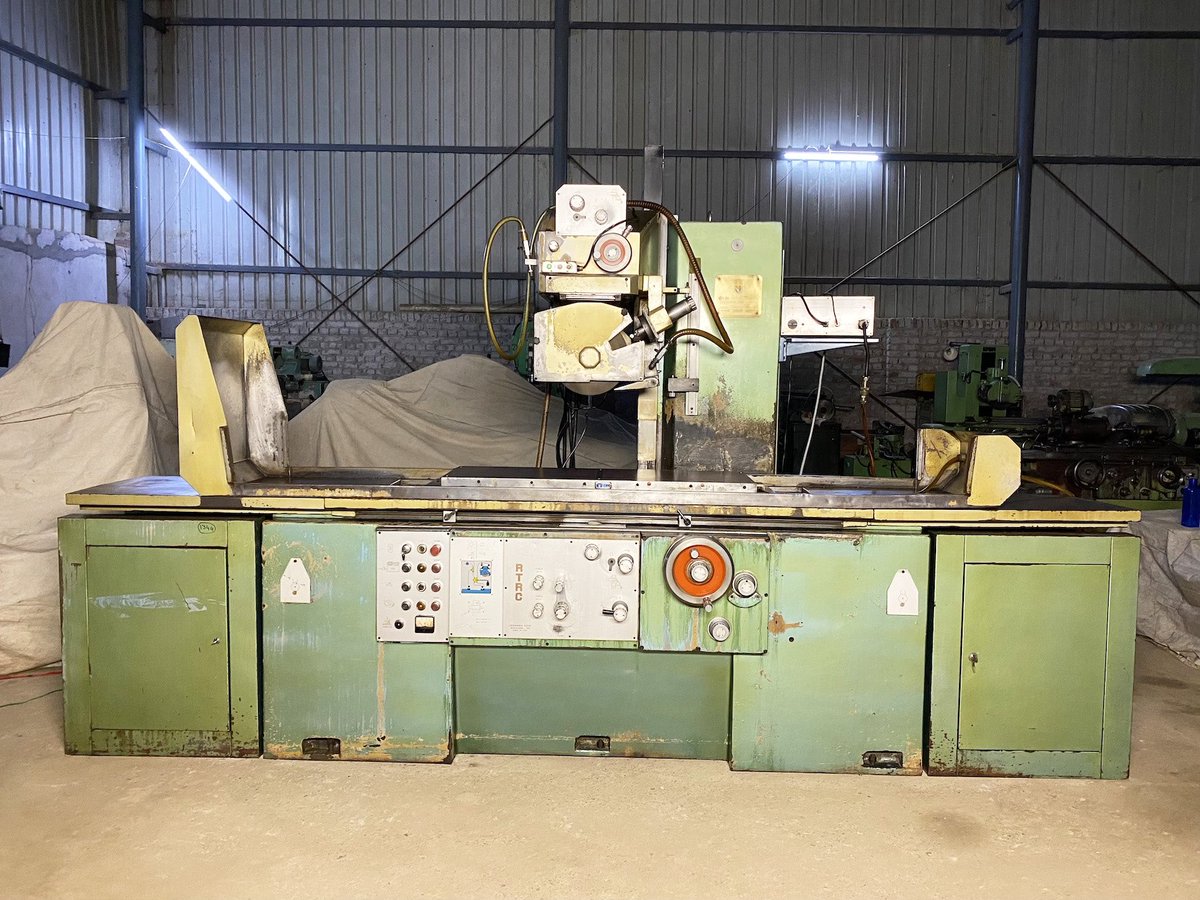 LibertyMetMach's tweet photo. Surface Grinding Machine - Rosa RTRC 1200 - Capacity 450 mm x 1200 mm

#surfacegrinders #surfacegrinder #surfacegrinding #surfacegrindingmachine #grinding #grindingmachine #grindingmachines #grinders #precisiongrinding #precisiongrinders #machining #machinist #machinists https://t.co/Q6gJbnaJjO