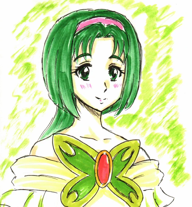 #プリキュア版深夜の真剣お絵描き60分一本勝負こまち。 