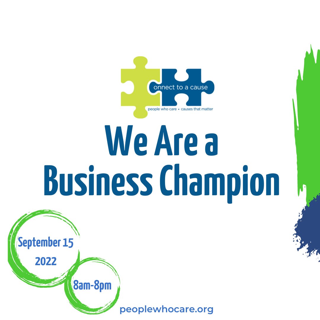 loraincounty's tweet photo. https://t.co/w1FzLHKFPg is proud to be a Business Champion for today's @connectcarematr Connect to a Cause event! And we'd like to encourage you to donate.
Please join us supporting the nonprofits making a positive difference in Lorain County. Donations can be made today by 8pm https://t.co/leGpsAwlNQ