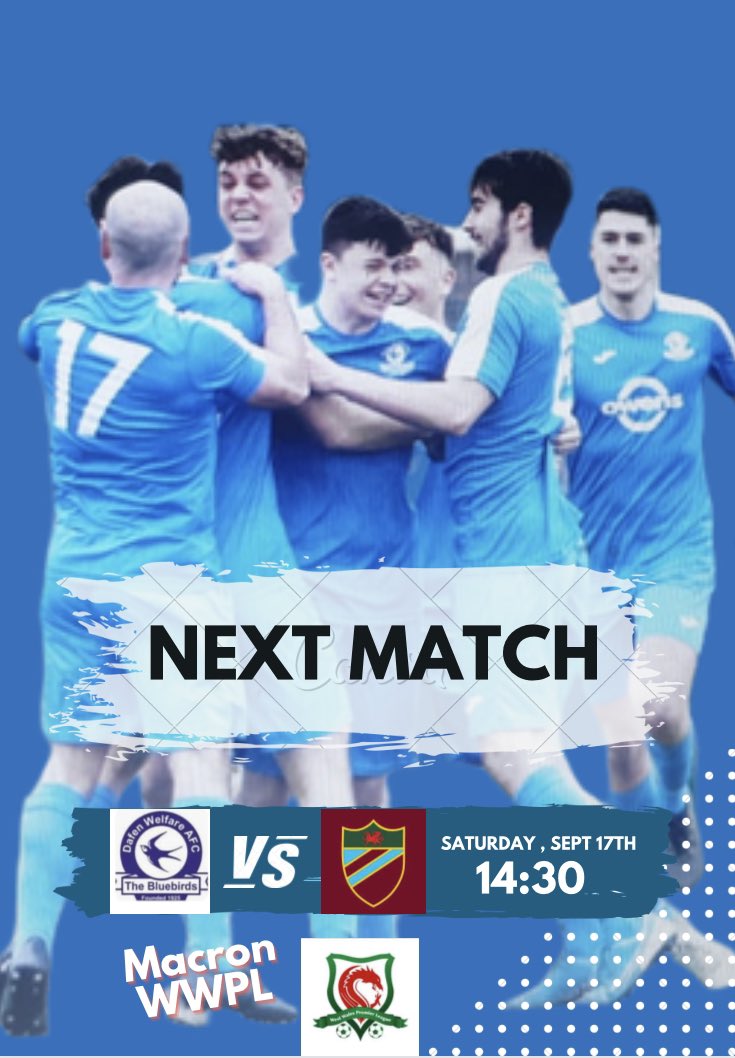 dafenafc's tweet photo. This Saturday we entertain @EvansWilliamsFC at Dafen Park.
Going to be a thrilling encounter.
Our lads would love your supportπ.
#dafenvillage #wawba #community https://t.co/CHq5888ZYQ
