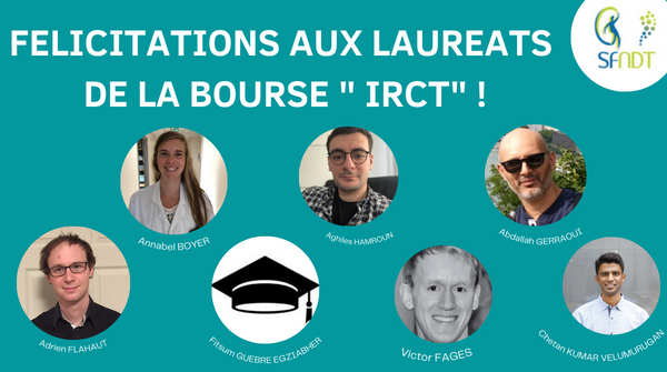 La SFNDT félicite tous les lauréats des bourses 2022. 👏Cette année encore, le jury a été marqué par l'excellence des projets présentés. Depuis sa création, la SFNDT est très attachée à soutenir la recherche scientifique. Elle est fière de remettre + 570 000 € de bourses.