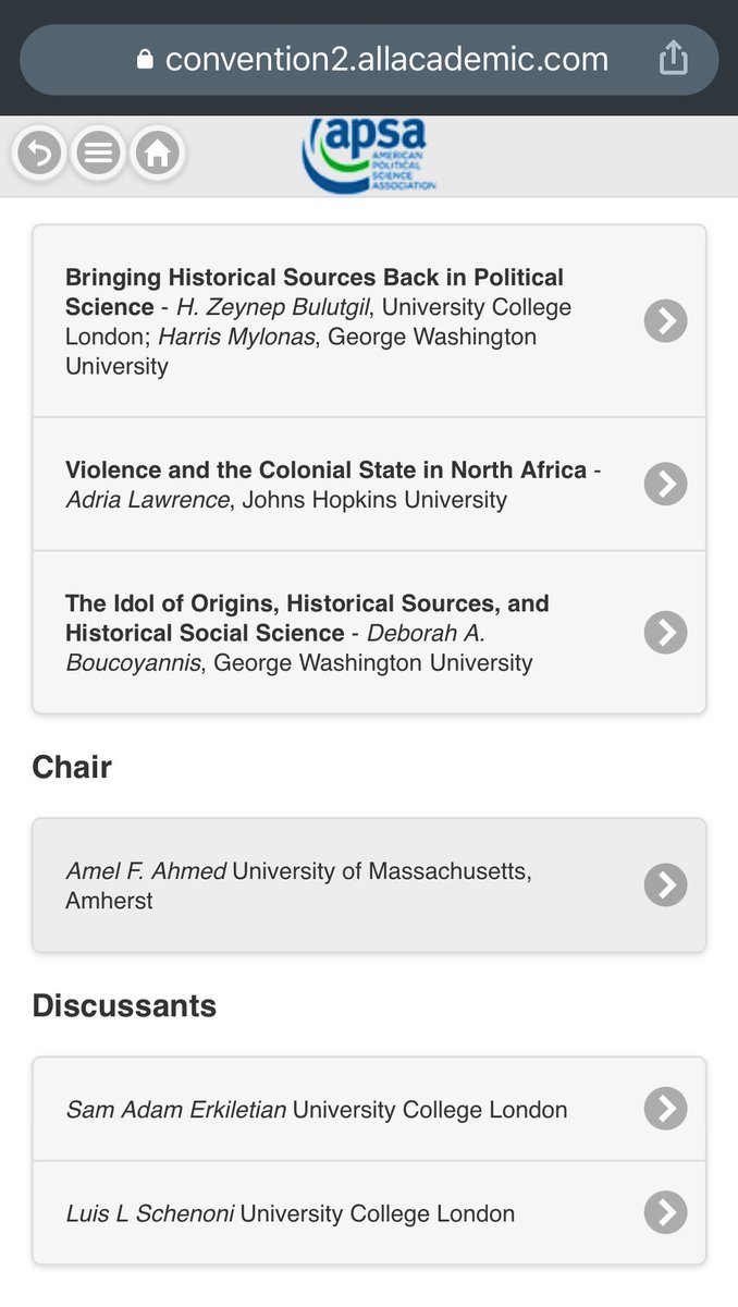 Join us today for a panel on “#History in Political Science” 12:00 to 1:30pm, at Westin, Palais, 8th Floor #APSA2022 #Montreal