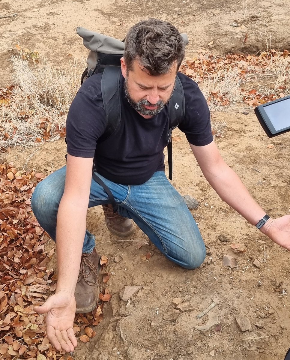 CapricornFMNews's tweet photo. #SANParksWeek Archeologicist lecturer at the University of Pretoria, Dr Xander Antonites says the Iron Age dates back to more than 2000 years ago. PN https://t.co/mhSttoOLvW