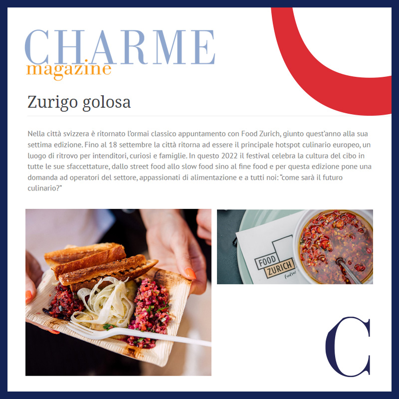 📣 Torna FOOD ZURICH il festival che celebra la cultura del cibo in tutte le sue sfaccettature. Fino al 18 settembre sarà possibile partecipare ad oltre 100 eventi all’interno di un ricco programma che prevede diverse location sparse per la città.

Info 🔗 bit.ly/3Bg8xXb