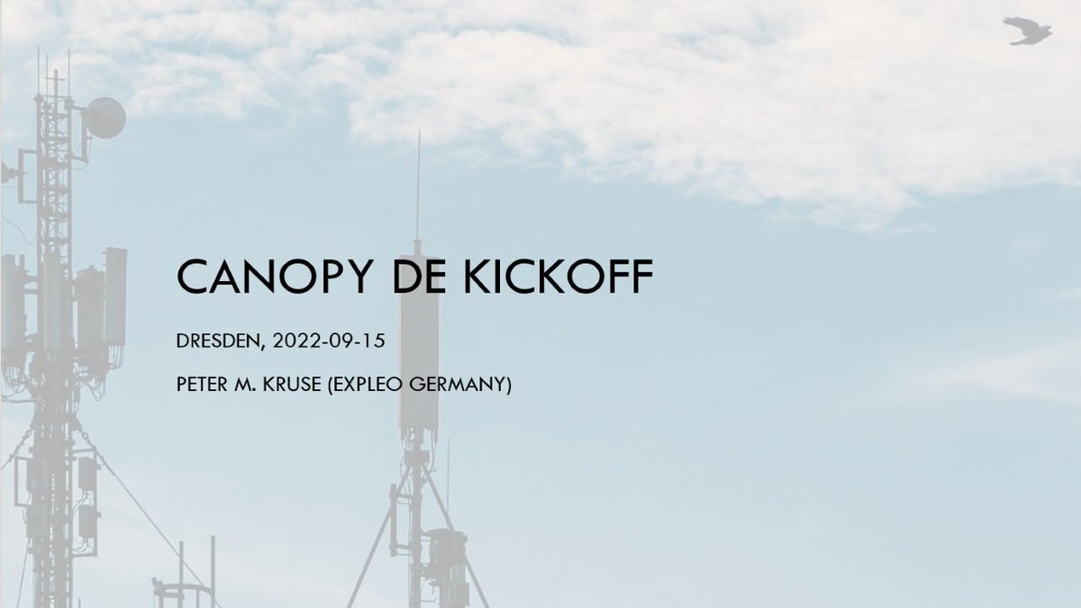 Finally, German <a href="/CanopyEureka/">Canopy</a> partners having a face to face Kickoff at <a href="/FraunhoferIIS/">Fraunhofer IIS</a> EAS Dresden!
