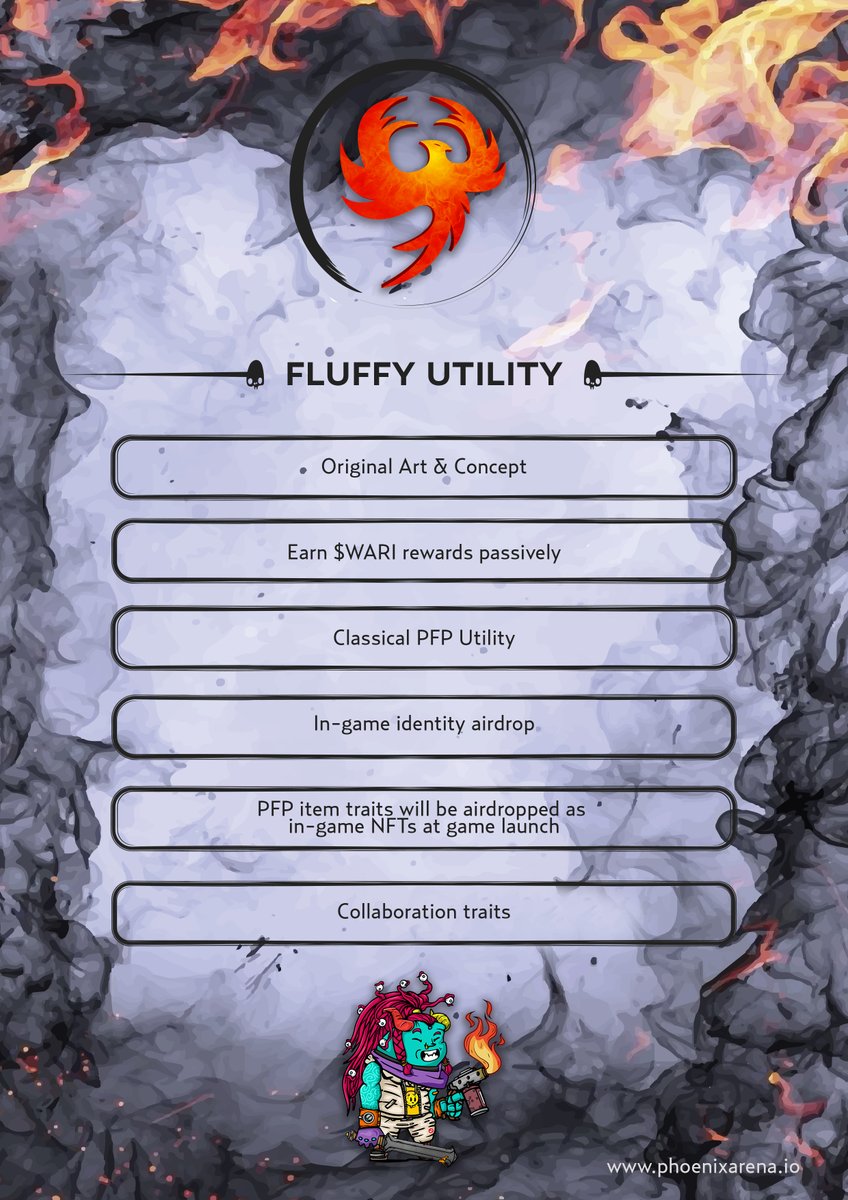 Phoenix_Arena_'s tweet image. ✅Utility Thread 

1. This is a mini-Utility thread on our upcoming #Fluffy NFT mint on the 25th of September😱