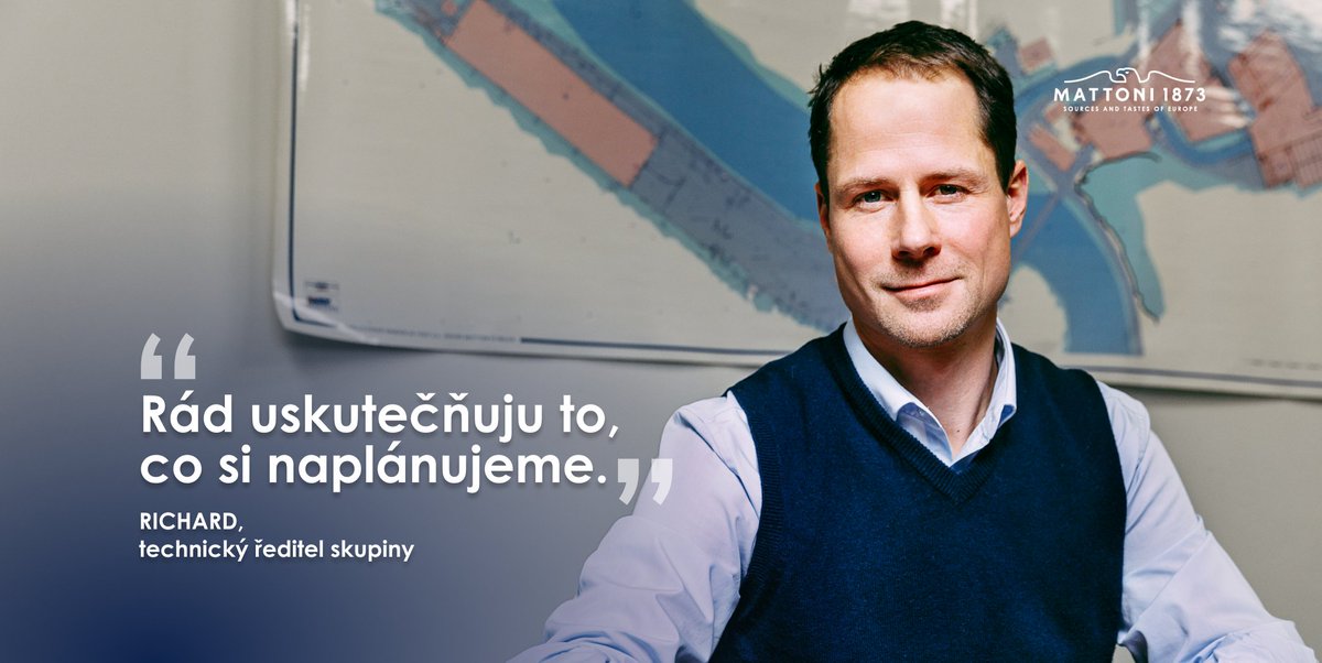 Richard je s námi už 23 let. 🔩 Od svého nástupu se úspěšně podílel na technologických inovacích. I díky Richardovi stále #JdemeVpred 💙 #SvetMattoni1873