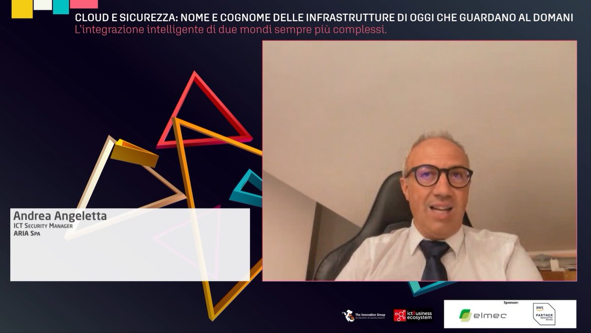 TIG_italia's tweet photo. #Smartworking accelerazione verso strumenti di #digitalizzazione
#AriaSpa, eroga per #RegioneLombardia il servizio relativo al #FSE: introduzione automatismi #detection #AI #machinelearning
Andrea Angeletta, ICT Security Manager, ARIA Spa
#TIGecosystem https://t.co/JnMT7XcUDk