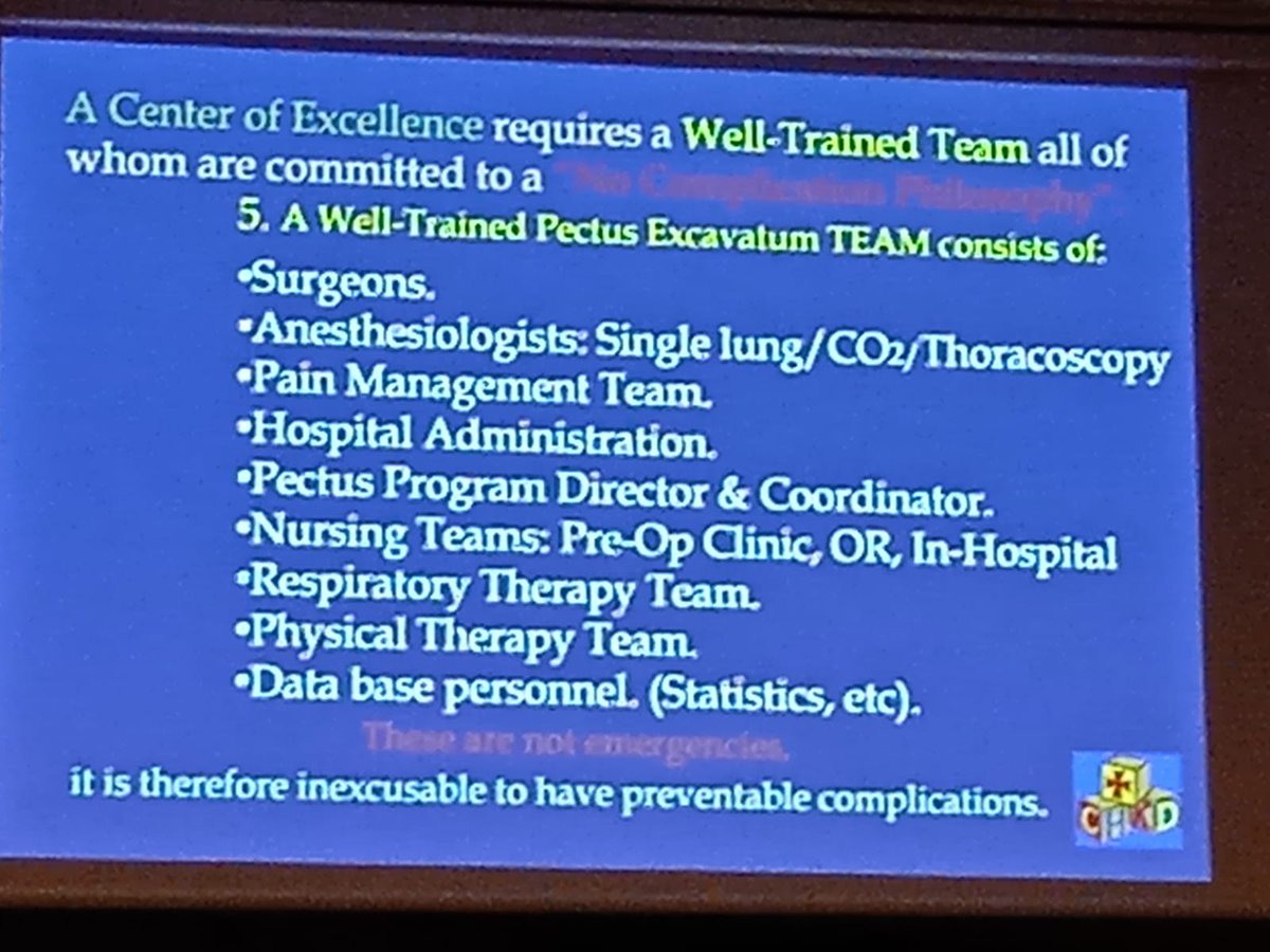 Excellent recommendations from Dr. Nuss for any team or surgery!
<a href="/2022Cwig/">CWIG Congress Barcelona 2022</a> <a href="/cwigeacts/">CWIG</a> #cwig #thoracicsurgery #pectusexcavatum