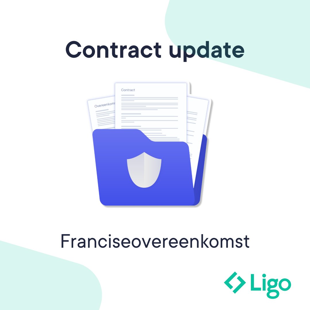 We hebben onze franchiseovereenkomst aangepast. De twee belangrijkste aanpassingen zijn:
✅ Een nieuwe bepaling die regelt wanneer franchisenemer moet instemmen met wijzigingen in de franchiseformule
✅ Een nieuwe bepaling over de informatieplicht van de franchisegever