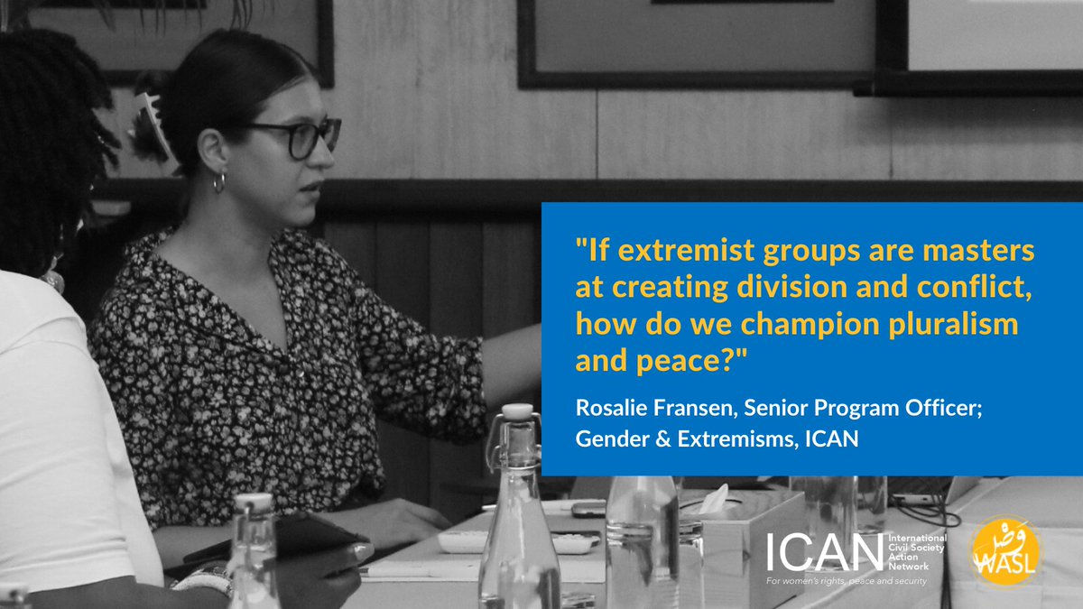 whatthewomensay's tweet photo. “At ICAN our work on #extremisms is grounded in a set of positive values we call PREP: #peace, #resilience, #equality, & #pluralism” - ICAN's @RosalieFransen explains during a session at #ICANForum22.
Learn more: https://t.co/8zebyCn51A #QuoteOfTheDay https://t.co/6lI2aKcrpa