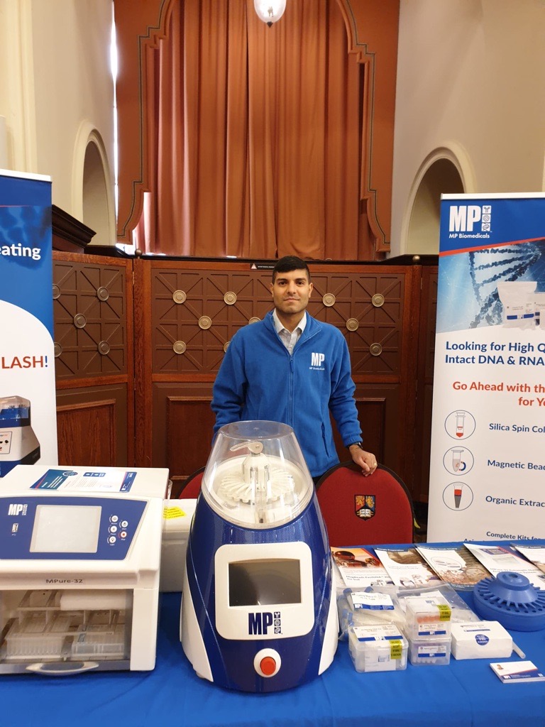 mpbiomedicals's tweet photo. Come by our booth at the Molecular Microbiology Conference in Birmingham and discover our new kits and instrument.

#microbiology #molecularbiology #RNAisolation #DNAextraction #SamplePreperation #microbiome https://t.co/qK6l5DBXvi