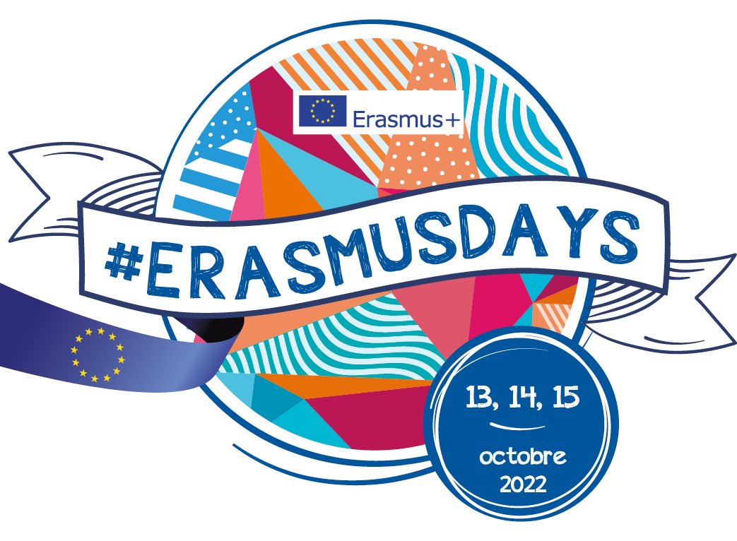 Du 13 au 15 octobre 2022, notre Lycée Professionnel @ThomasJeanMain participera aux #ErasmusDays 2022. Durant ces 3 jours, différentes actions (repas à thème 🇪🇸 🇬🇧 🇩🇪 🇫🇷, dress code rouge, expos et flashmob) mobiliseront la communauté éducative dans son ensemble @ErasmusplusFR 🇪🇺