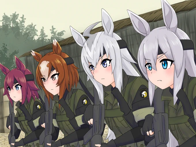 戦友、もとい"潜友"との協力プレイに挑むオグタマ#ウマ娘 #オグリキャップ #タマモクロス 