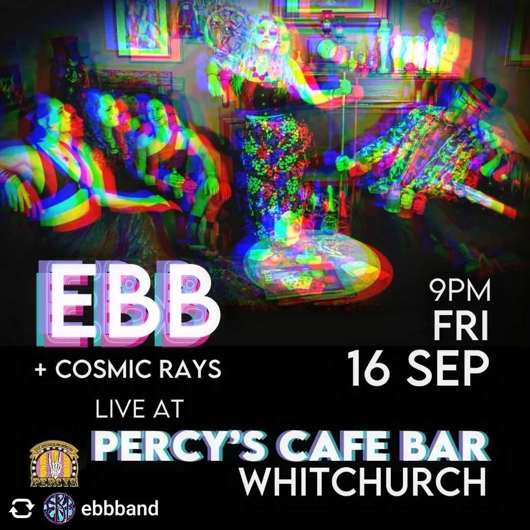 TOMORROW @PercysCafeBar, Whitchurch, with @CosmicRaysBand!! Check 'em out on Bandcamp: cosmicraysband.bandcamp.com #music #livemusic #progrock #artrock #lifeontheroad