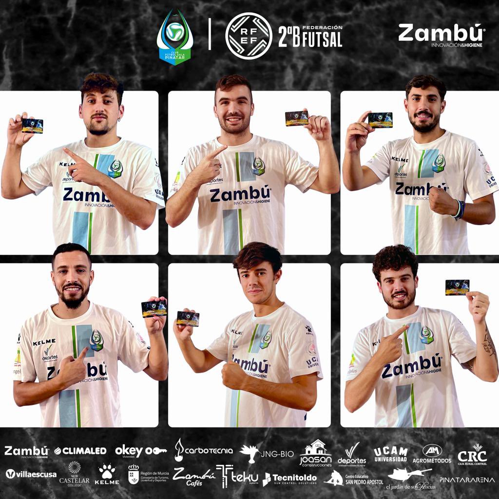 Hola a todos afición❗️

2️⃣ días para el inicio de Liga! Y aún sigues sin estar abonado?🧐

¿No quieres seguir soñando 💭 con nosotros?

Te esperamos el sábado en el Príncipe de Asturias para el inicio de liga y para que te hagas con tu abono! 💳

#GoPinatar #GoZambú 💙⚽️💚