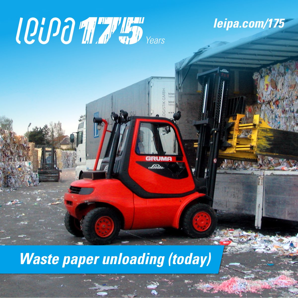 Leipa_Group's tweet photo. 175 years of LEIPA: Based on 100% recycled paper - In 1973 a significant change was made in Schrobenhausen: Waste paper now completely replaced cellulose as a raw material.
https://t.co/XLmPBNQcQc
Celebrate with us on https://t.co/ofPuMkfOQ5
#leipa #teamleipa #leipa175 https://t.co/XHDDU8WiO7