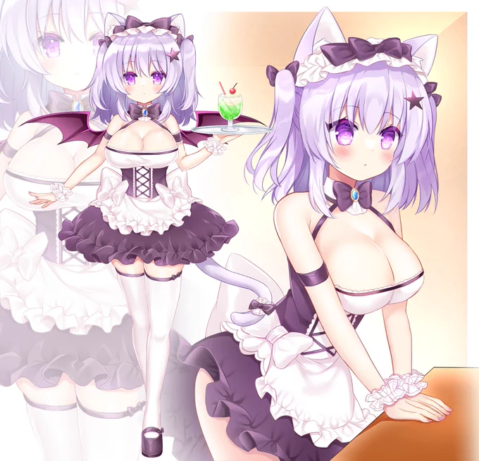NEWうちの子小悪魔猫耳メイドちゃん～キャラシ感を出したかった! 