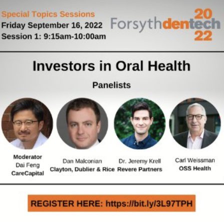 sarahRbakerDPH's tweet photo. Starting today:

But are there:

No women leaders in oral health
No women innovators in oral health
No women investors in oral health?

#manel #manference @ManelWatchUS https://t.co/1FAop22d1J