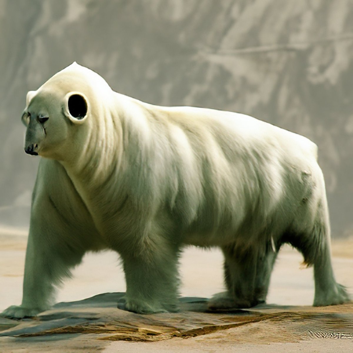 #PolarBear generated through difusion pre #discodiffusion. 
#generativeart