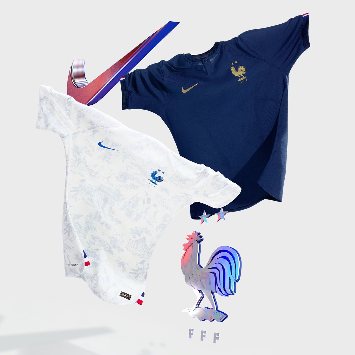 🚨 Les 2 maillots de l’équipe de France pour la Coupe du Monde viennent de sortir ! 

👉 RT + Follow <a href="/midiminuit__/">Midi/Minuit</a> pour gagner ton maillot