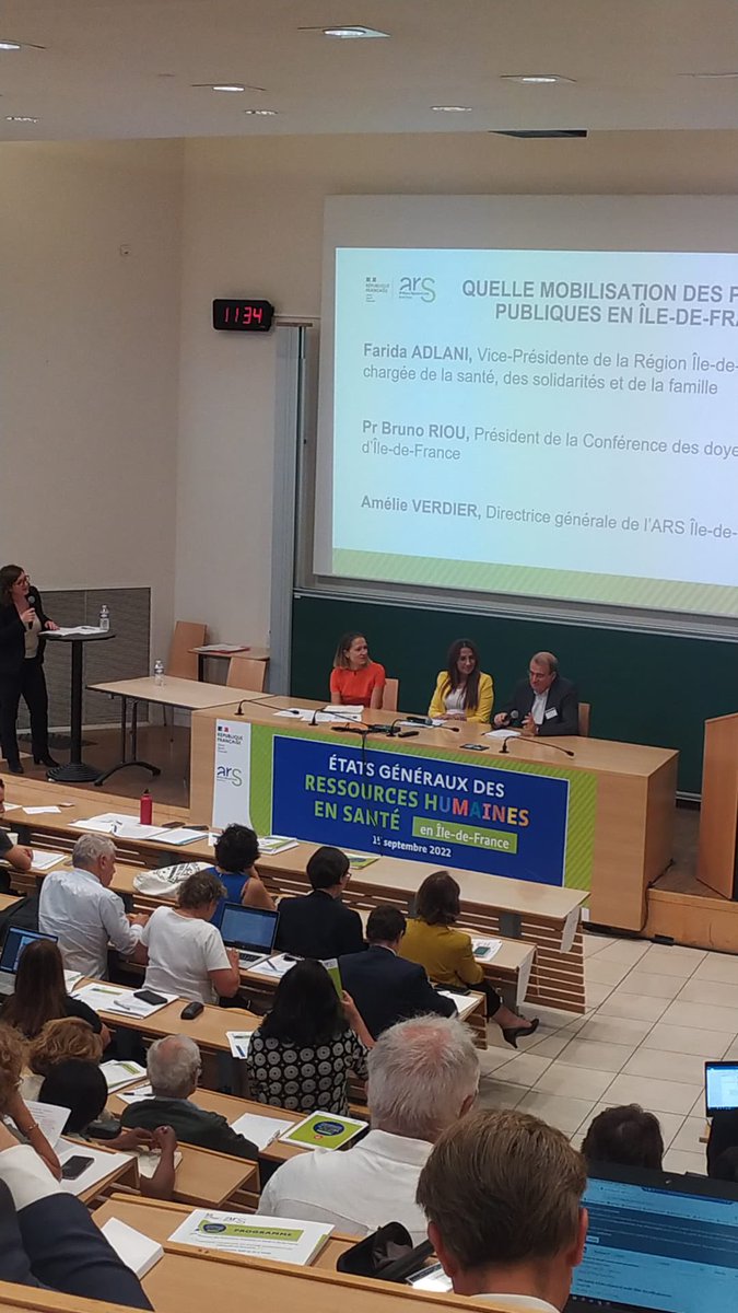 FHFiledefrance's tweet photo. #EGRHenSante @AdlaniFarida @iledefrance intervient sur l’importance du rôle du tuteur de stage pour améliorer l’accueil des stagiaires dans les établissements. https://t.co/lmJrWXDHHb