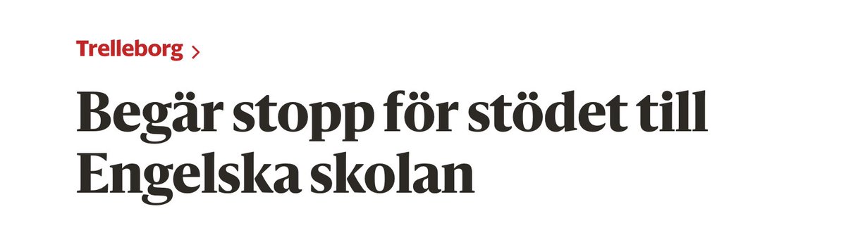 Kampen mot marknadsskolan fortsätter! 
Vänsterpartiet Trelleborg begär stopp för stödet till Engelska skolan!
trelleborgsallehanda.se/trelleborg/beg