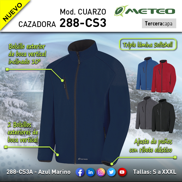 Marca_PL's tweet photo. "NOVEDAD" Cazadora Softshell triple lámina, ahora también en color azul marino.
👉 https://t.co/1KXbUqDMHc

288-CS3A .. Azul marino
288-CS3AZ .. Azulina
288-CS3R .. Roja
288-CS3N .. Negra
288-CS3G .. Gris

#MarcaPL #protección #VestuarioLaboral #Cazadora #Softshell https://t.co/FhMUIWpijf