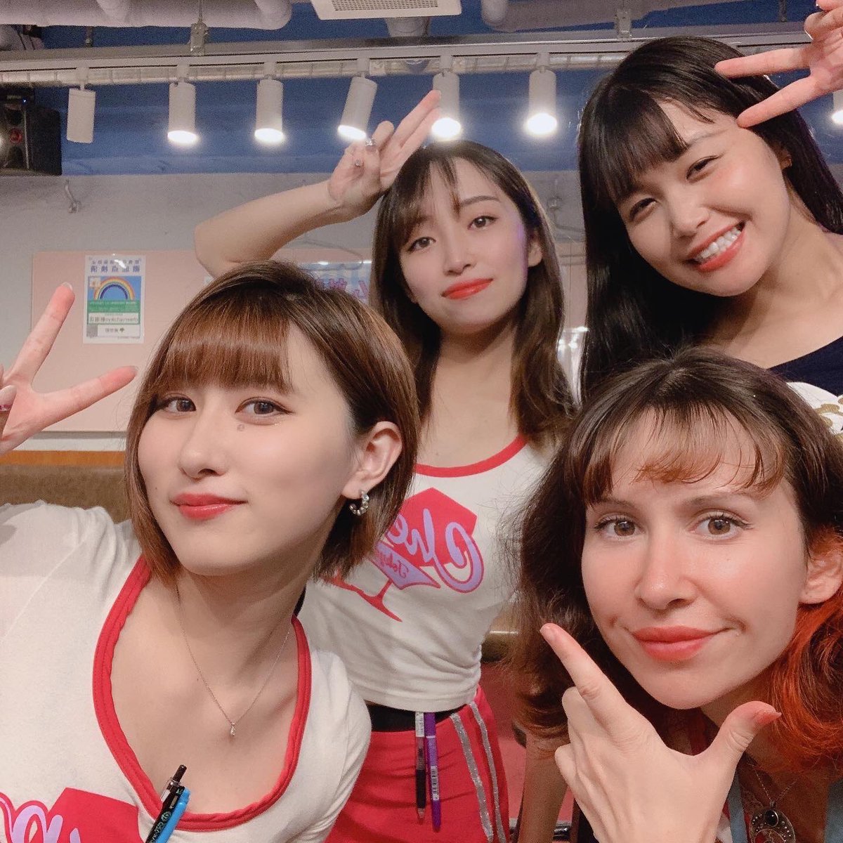 cheeruptokyo's tweet photo. 💜新宿店💜

もくもく木曜日☁️
むしゃみれいにいなあやめで待ってるぽん💖💖

#チアガール居酒屋 #コンカフェ #アイドル https://t.co/sCotxCkYnO