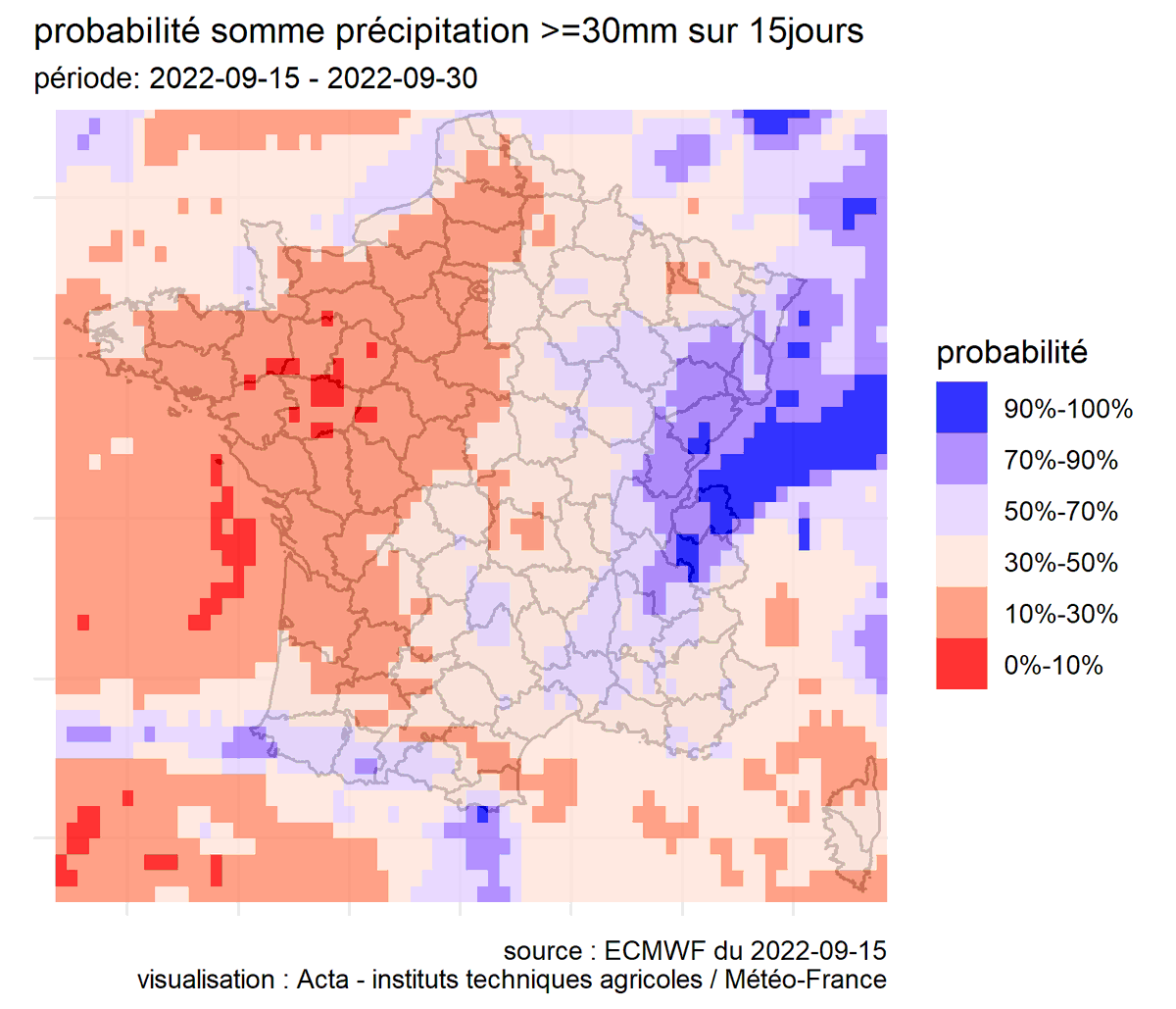 🌦️Sécheresse 2022. Que nous disent les prévisions de précipitation et les incertitudes associées ? (mis à jour au 15 septembre 2022) par Instituts techniques agricoles <a href="/ACTA_asso/">Acta</a> <a href="/Arvalisofficiel/">ARVALIS</a> <a href="/terresinovia/">Terres Inovia</a> <a href="/vignevinfrance/">IFV</a> <a href="/meteofrance/">Météo-France</a> #ECMWF
Bulletin : numerique.acta.asso.fr/prevision-prec…
