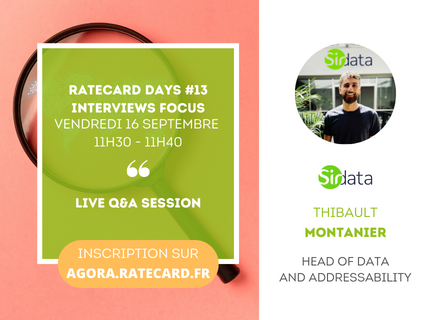 Inscrivez-vous sans plus attendre aux 𝐑𝐚𝐭𝐞𝐜𝐚𝐫𝐝 𝐃𝐚𝐲𝐬 𝟏𝟑 de ce vendredi 16 septembre, Thibault discutera de notre actualité avec Frédéric Sadarnac dès 11H30.

Programme et inscription 👉 
agora.ratecard.fr/fr/session/244…
