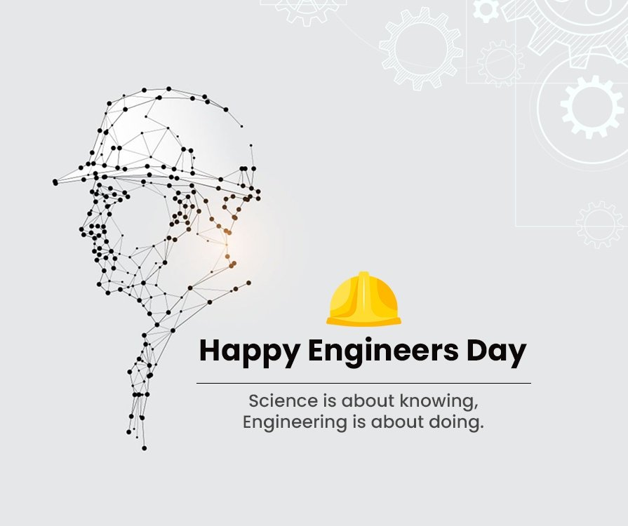 Mediamadhya's tweet photo. "Science is about knowing,
Engineering is about doing."
"Creating the impossible is the hallmark of an Engineer."
*Happy Engineers Day!*

#EngineersDay2022
#EngineersDay #engineersdaycelebration https://t.co/db1WaObBgY