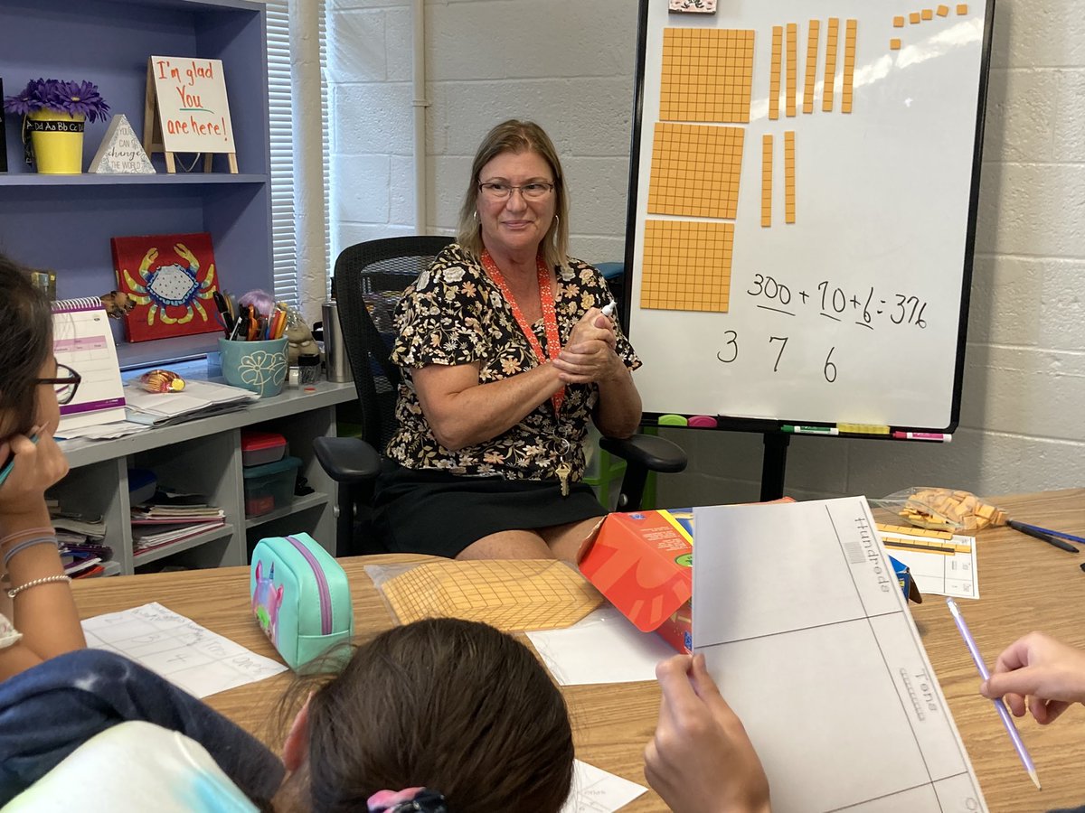 Our 4th grade math teachers are on it! Small group instruction, multiple representations,  and listening to students’ thinking. So proud to be a part of this team! <a href="/mesdolphins/">Morehead Elementary School at Camp Glenn</a> @Ccps