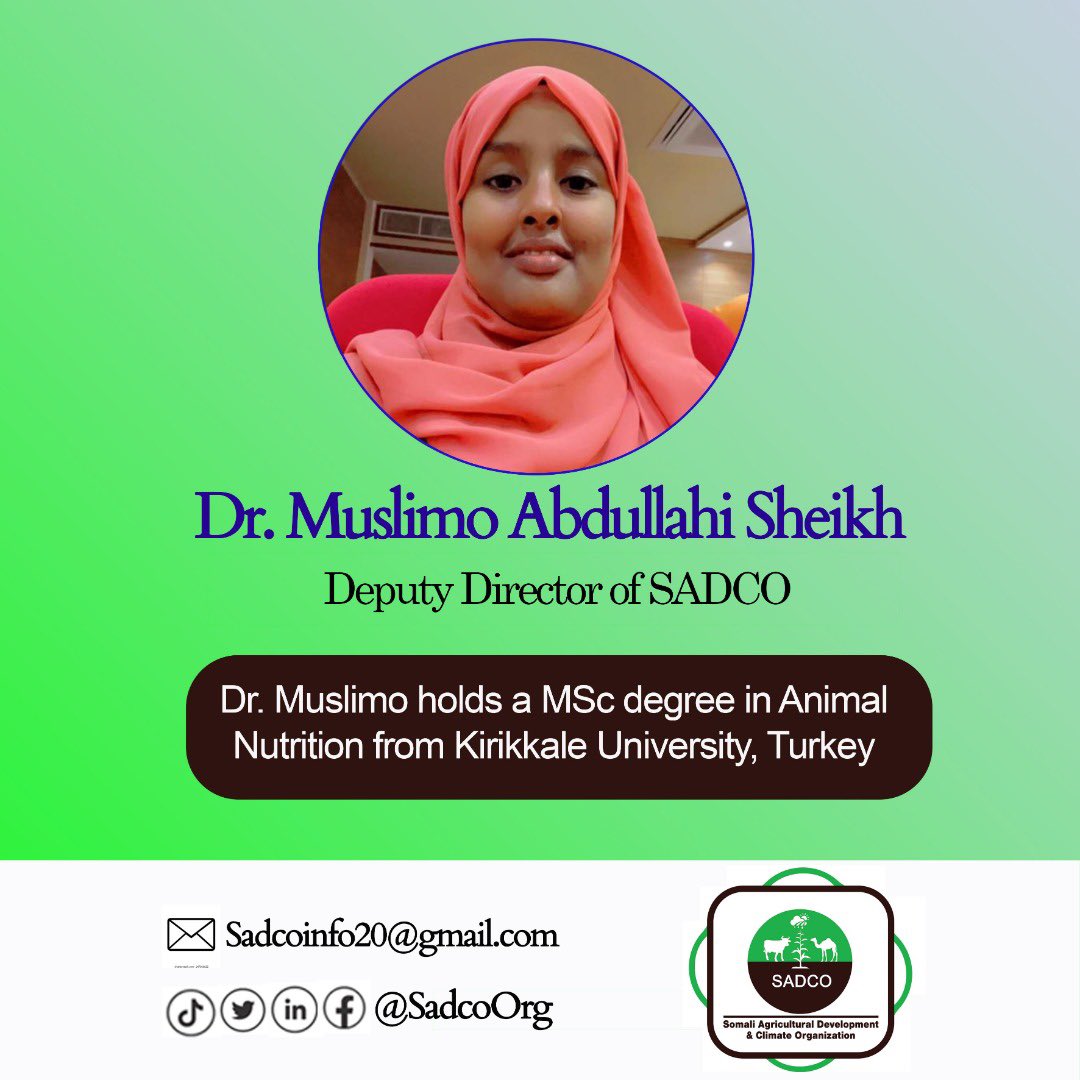 SadcoOrg's tweet photo. Join us in welcoming our new Deputy Director, Dr. @drs_muslimo. We are extremely honored and look forward to achieving success, together. #SADCO https://t.co/9wqXRtslHT