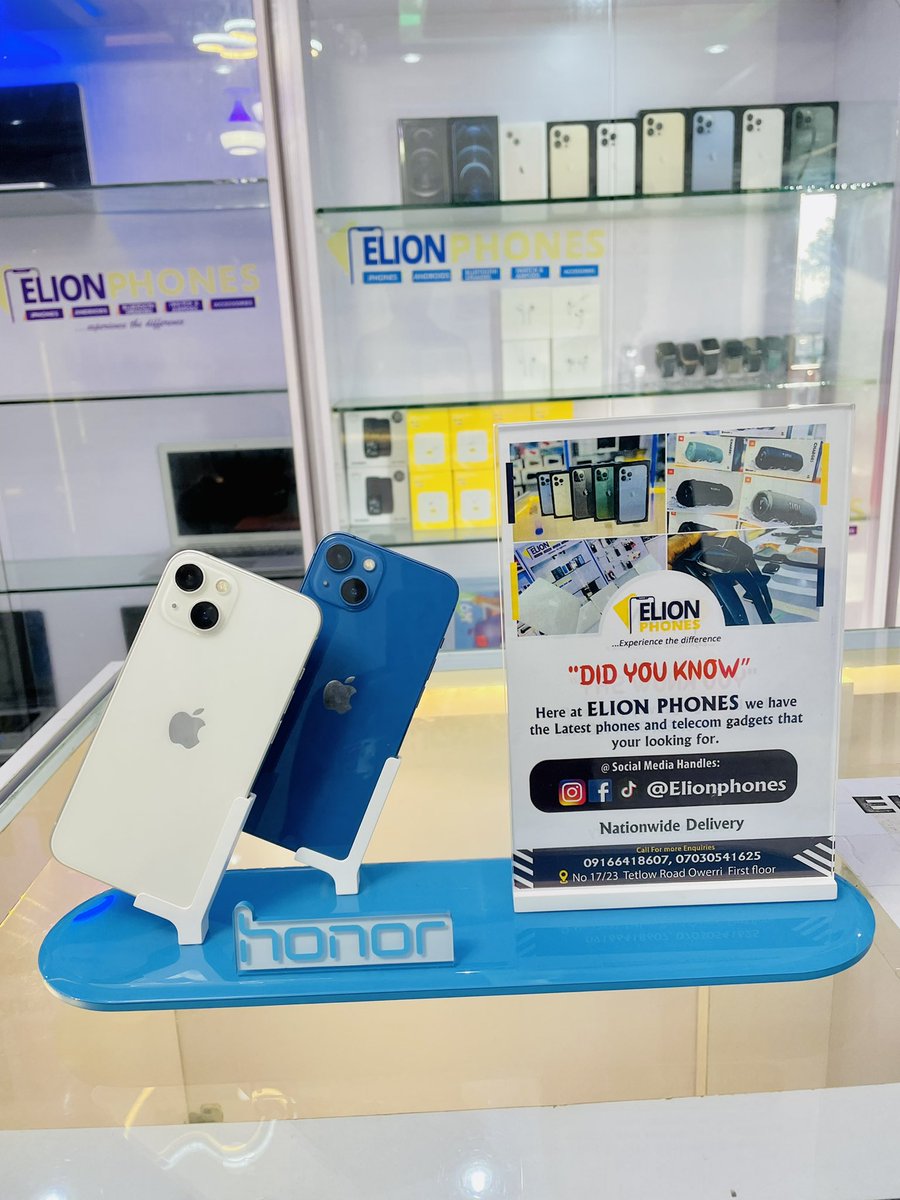 elionphonesng's tweet photo. Uk use iphone 13 128gb β 445,000
To place your orders
Contact
07030541625
09166418607
Visit our store: No 17 tetlow road first floor upstairs owerri IMO state.
We deliver nationwide π
#shopwithelionphones #owerri #owerriphones #owerriphonesvendor #tetlow #owerriphonedealer https://t.co/KIbv9OjdzY