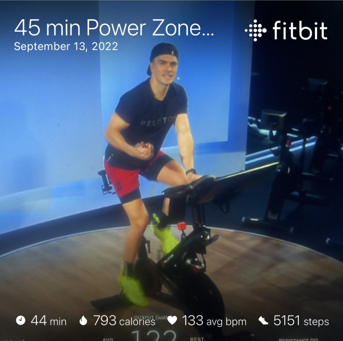 SpartyHawkCache's tweet photo. “WTF - Beware of Backwards Hat Wearing Ben.” 🧢 

(WEIGHT: 205.3 LBS)
(TEMP: bedroom climate)
(EXERTION: 45 mins on @onepeloton PZ Max Ride w/ @BenjaminAlldis)

(Wk 7/Ride 19 of Peak Your PZs: intervals in PZ5, PZ6 &amp; PZ7.) 🤨

#CursingBen #TheSweatIsReal #TapIntoIt https://t.co/Broft7FoXd