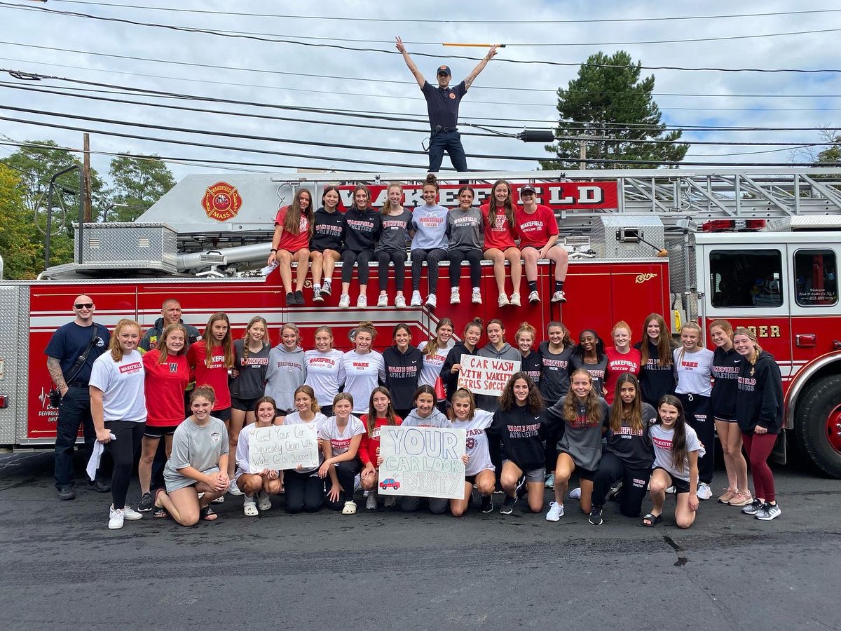 Car wash this Saturday 9/17 from 10 to 12 at  Cape Ann Car Wash (old Flo’s) to support the girls soccer team. Wakefield Fire will be there…will you??