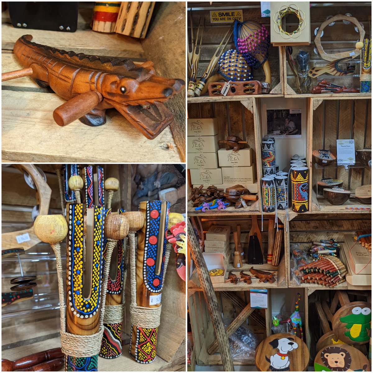 Nearandfair's tweet photo. Our musical instrument or noise maker corner has been restocked with a couple of new additions to the mayhem😄
Come and make some noise 🎶

All the new and restocked items will be online very soon.

#fairtrade #music #noisemakers #musicthereapy #shopsmall #eco #sustainability https://t.co/Q1YCR8dAsF