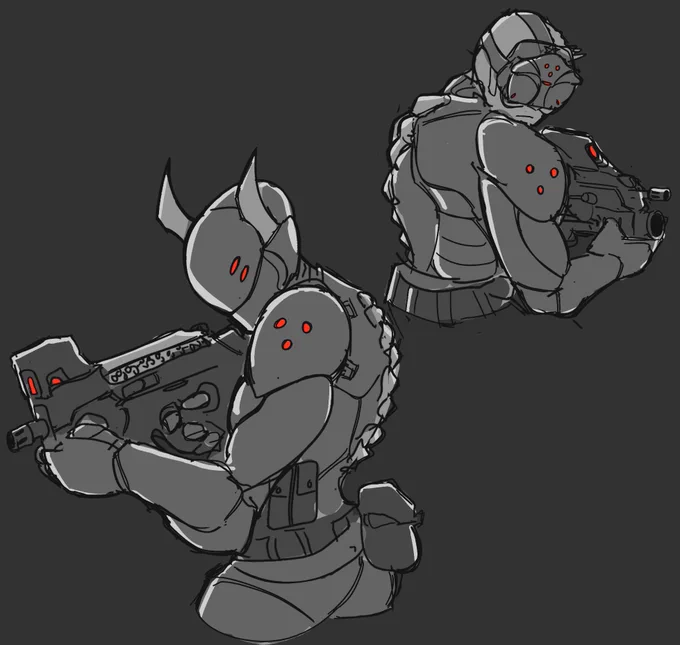 New Eden Response Unit operatives are swift and efficient, and armed with only the latest in demonically-augmented combat gear [OC] 